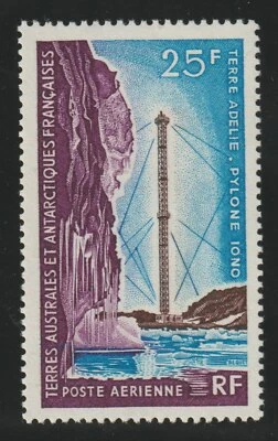 French Southern & Antarctic Territory 1966 #C12 Ionospheric Research Pylon - MH - Image 1 of 2