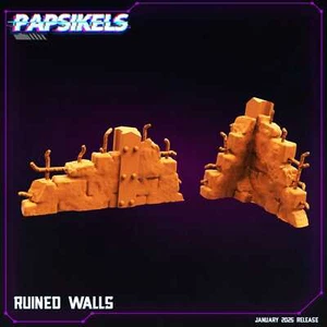 Ruined Walls - Set of 2 - Picture 1 of 2