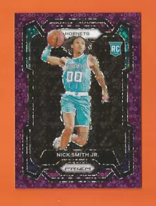 2023-24 PRIZM FAST BREAK PURPLE DISCO PRIZM RC NICK SMITH JR. #d 29/75 *LEER* - Imagen 1 de 2
