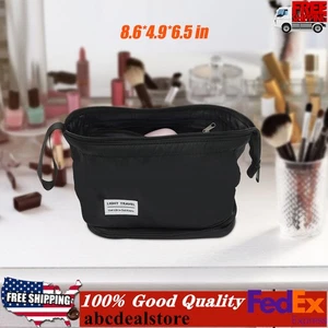 Borse Trucco Grande Capacità Borse Cosmetiche da Viaggio Portatile con Tasca Interna in Rete - Foto 1 di 11