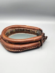 Vintage Antique Style Pony size Horse Collar with a mirror Western Farm Decor - Picture 1 of 10