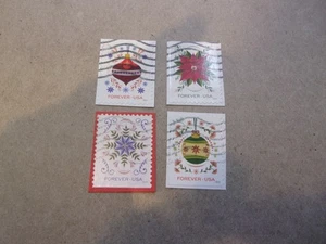 USA Used, 2024 Holidy Joy ( Set of 4) Scott #5941-44 - Picture 1 of 1