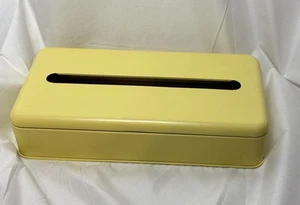 Vintage Metal Wall Mount Counter Dispenser KLEENEX Tissue Box Industrial Holder - Picture 1 of 3