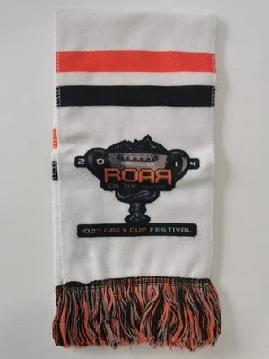 2014 BC LIONS ROAR ON THE SHORE 102nd GREY CUP FESTIVAL CFL FOOTBALL SCARF TELUS - Image 1 of 3