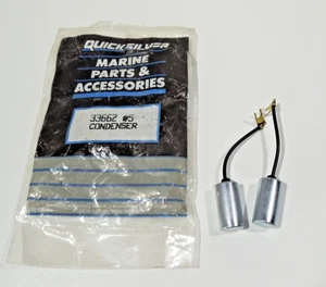2 condensadores de encendido Mercruiser 33662 GM 2,5 L 3,0 L 3,7 L 4 cilindros e IL6 1963-1989 NUEVOS EN CAJA - Imagen 1 de 1
