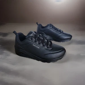 Skechers Juno Linked Core Damen-Freizeitschuhe, 155585/Größe 10 schwarz. NEU - Bild 1 von 8