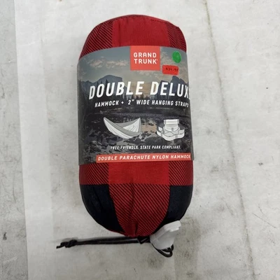 Grand Trunk Double Deluxe Camping Hammock CABO Straps 10' x 6' Made in the USA - Image 1 of 2
