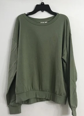 Sudadera Roxy Surfing by Moonlight Cuello Redondo en Verde Aceite Talla M Nueva con Etiquetas Foto 1 de 4