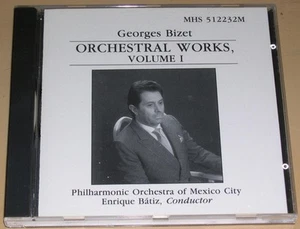 PHILHARMONIC ORCHESTRA OF MEXICO CITY - Bizet Orchestral Works V1 (CD, 1988) - Picture 1 of 1