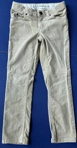 ‘LANDS’ END’ LITTLE BOYS’ BEIGE/TAN CORDUROY PANTS SZ 6 W/ADJ WAIST EUC! - Foto 1 di 7