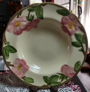Vntg Franciscan Desert Rose (1) Soup Bowl 8.3" x1.5" 1995 Green Stamp UK - Picture 1 of 4
