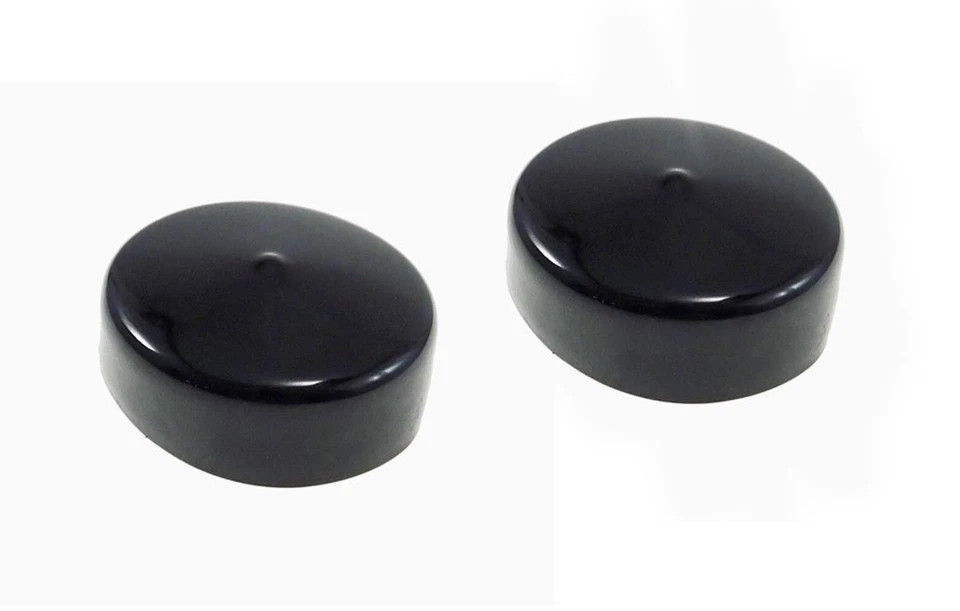 PROCRAFT 2 Pack 2-1/2" Round Vinyl Cap-Fits 2-1/2" to 2-9/16"- 3/4" Tall VC-2.5-3/4-B
