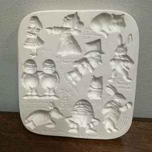 Vtg 1953 Charles Houston Ceramic Casting Slip Mold PM-4 Alice In Wonderland - Picture 1 of 11