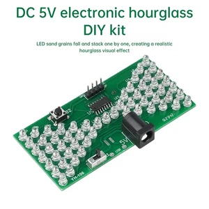 Reloj de Arena Electrónico DC 5V Kit Hágalo Usted Mismo Divertidos Kits de Producción Eléctrica Luz LED Azul - Imagen 1 de 24