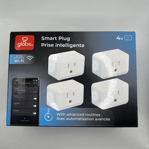 Enchufe inteligente Globe Electric Wi-Fi, no requiere concentrador, activado por voz, 4 conectados a tierra... - Imagen 1 de 3