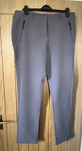 ROHAN: Summit softshell stretch comfort hiking/ walking trousers UK16 Grey NWOT - Picture 1 of 24