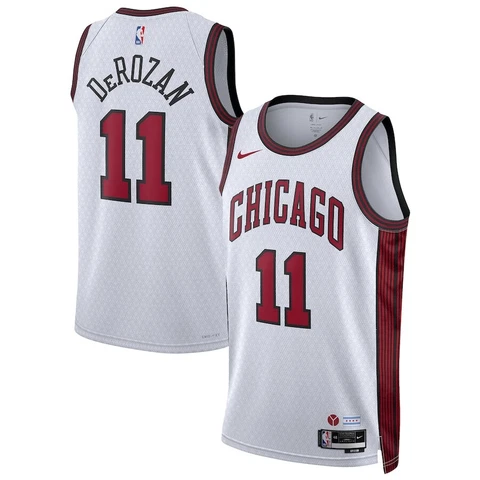 DeMar DeRozan Chicago Bulls Nike City Edition Swingman Jersey Men's 2022/23 NBA Cover