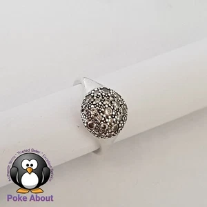 Genuine Pandora Cosmic Stars Clear CZ Statement Pod Ring Silver 190914CZ- 56 - Picture 1 of 11