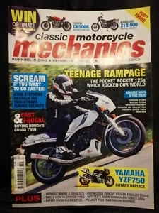 Classic Mechanics Magazine - October 2012 Yamaha YZF750 XT500 GT550 BSA A50 Z1B - Picture 1 of 3