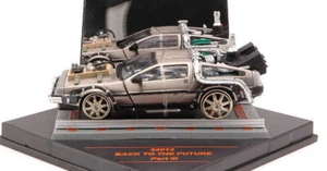 DE LOREAN RITORNO AL FUTURO "3" C/PORZIONE ROTAIA 1:43 - Foto 1 di 1