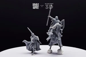 Bloody Elf King Mounted and Foot Davale Games 3D Printed With High Quality Resin - Picture 1 of 8