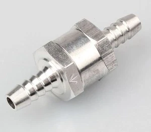 6mm Rückschlagventil Ventil Einwegsventil Benzin Diesel Kraftstoff 6 mm Alu - Bild 1 von 3