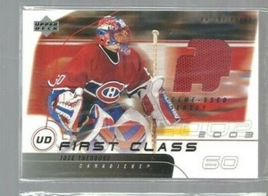  2002-03 Upper Deck First Class #UDJT Jose Theodore (ref53998)