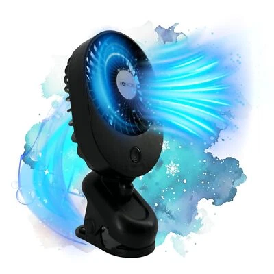 USB Ventilator mit Clip Klipp Klemme Klemmventilator Clipventilator 3 Speed Fan - Bild 1 von 4