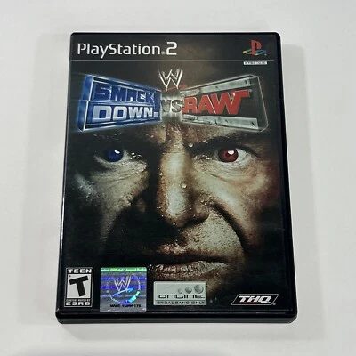 WWE SmackDown vs Raw Sony PlayStation 2 PS2 Complete CIB Very Good Condition - Image 1 of 4