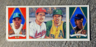 1993 Upper Deck Bat # Hob3 Triple Fold Card Ted Williams Reggie Jackson Red Sox