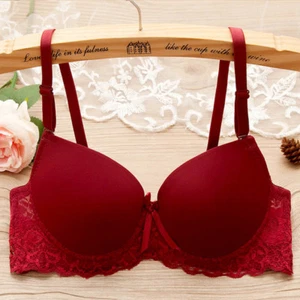 Women Lingerie Push Up Bra Lace Padded Underwire Brassiere Underwear AAA AA B C  - Picture 1 of 34