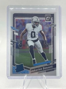 2023 Donruss Optic Football Jakorian Bennett Rated Rookie No. 259 Raiders - Picture 1 of 2