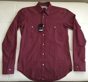 NWT-Hugo Boss Marcello_1 Slim Fit Casual L/S Shirt (Size-Small) - Picture 1 of 8