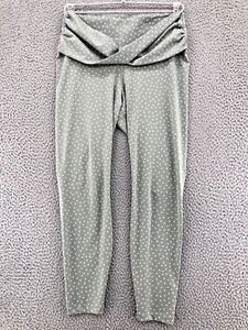Nike Leggings Damen groß grau gepunktet Dri Fit Twist Stretch Pull-On Fitnessstudio Yoga - Bild 1 von 11