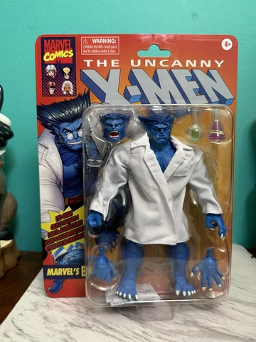 Marvel Legends X-Men Retro Beast with Lab Coat NEW figure Cover