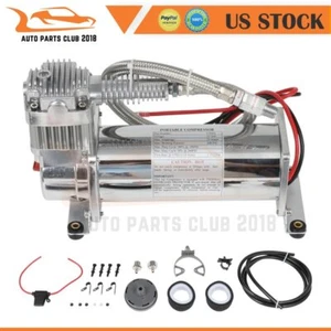 200PSI Air Compressor Kit For Train Horns Air Horn Air Suspension Kit 1/4" NPT - Picture 1 of 5