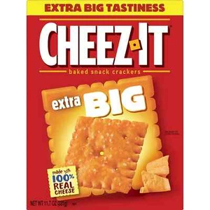 3X Cheez-It EXTRA BIG Baked Snack Crackers 11.7oz Box - Big Flavor, Big Crunch! - Picture 1 of 1