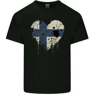 Love Finnland Flagge Finnischer Tag Fußball Herren Baumwolle T-Shirt - Bild 1 von 3
