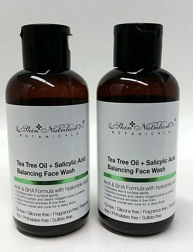 (2) Питательные средства для кожи растительные средства масло чайного дерева + салициловая кислота балансировка умывание лица - Изображение 1 из 2