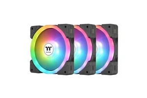 Thermaltake SWAFAN EX12 ARGB Computer case Air cooler 14 cm Black 3 pc(s) - Picture 1 of 4