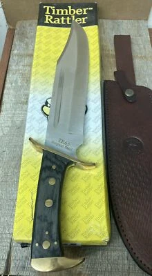 Timber Rattler TR65 Bowie  Western Outlaw Bowie Knife with Sheath - Image 1 of 4