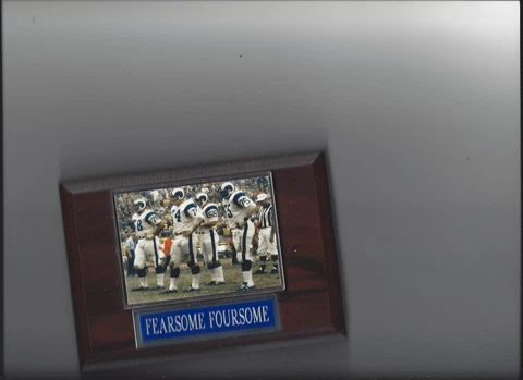 FEARSOME FOURSOME PLAQUE LOS ANGELES RAMS LA FOOTBALL NFL Cover