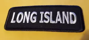 Parche bordado Long Island New York aprox. 1,5" x 4" - Imagen 1 de 3