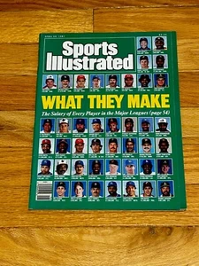 4/20/87 RARE NEW NEWSSTAND Sport Illustrated “What They Make” MINT!! - Picture 1 of 4