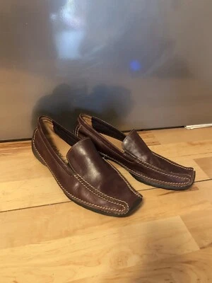 Mocasines de punta cuadrada marrón Gabor para dama talla 7,5 (10 EE. UU.) zapatos de conducción súper suaves Foto 1 de 4