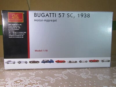 376Y CMC M-112 Scatola Vuota 1:18 Per Motore Di Bugatti Tipo 57 SC 1938 - Immagine 1 di 4