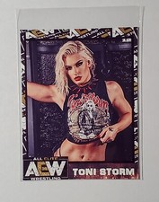 TONI STORM CUSTOM SERIES AEW NOVELTY TRADING CARD NUMBER 12 