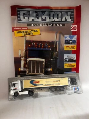 MERCEDES ACTROS TELONATO 1:87 USCITA 30 CAMION DA COLLEZIONE ITALERI - Immagine 1 di 2