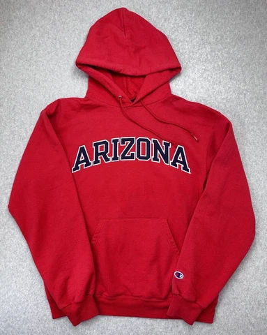 Champion University of Arizona Wildcats Hoodie Sweatshirt Size Adult Medium Red Cover