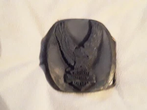 Harley-Davidson Motorcycles Belt Buckle Eagle Design (Indiana Metal Craft 1980) - Picture 1 of 8